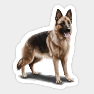 The German Shepherd Dog Sticker